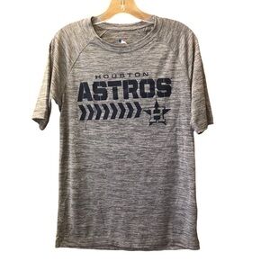 Huston Astro’s/ Mens/ Short Sleeve Tee Shirt/ Grey/ Size Small